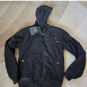 Harley-Davidson Black Hooded Bomber Jacket